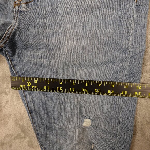 Levi’s Jeans Wedgie Skinny Distressed High-Rise Jean Women’s Size 29 Blue - Picture 8 of 14